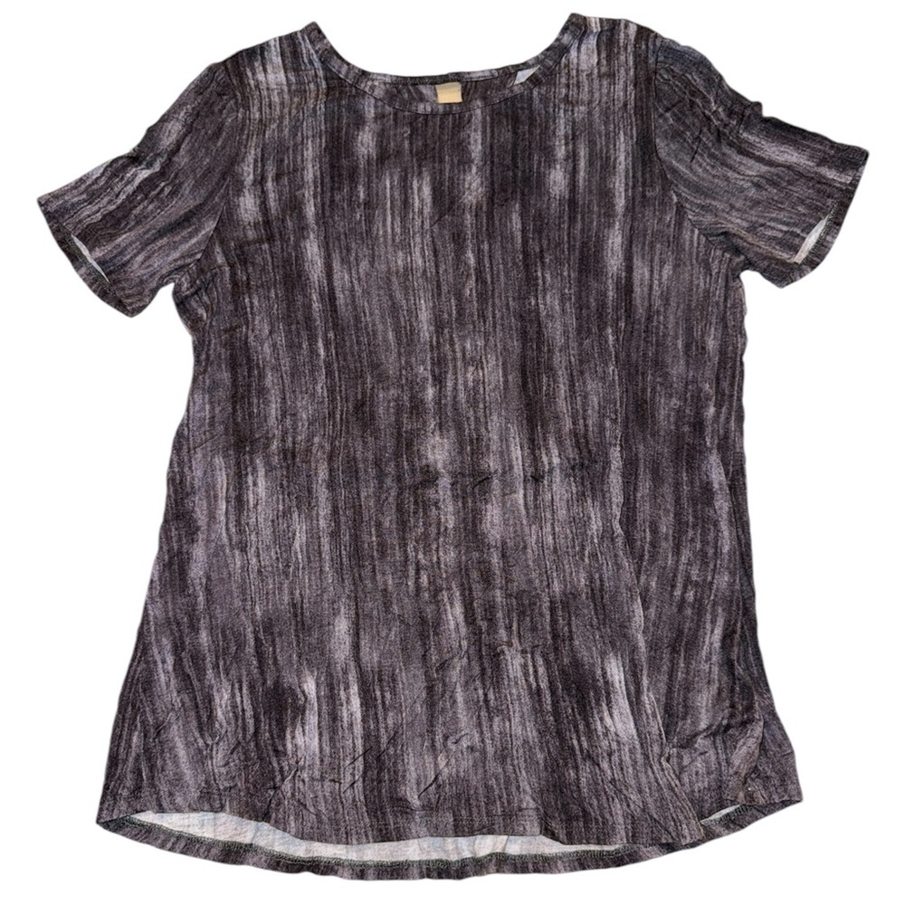 Lisa Rinna Collection Black Short Sleeve T Shirt S